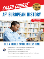 AP® European History Crash Course, For the New 2020 Exam, Book + Online: Get a Higher Score in Less Time