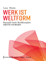 Werk ist Weltform