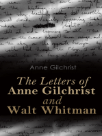The Letters of Anne Gilchrist and Walt Whitman: Correspondence & Criticism