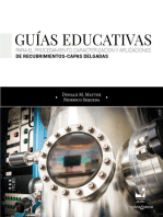 Guías educativas: para el procesamiento, caracterización y aplicaciones de recubrimientos-capas delgadas