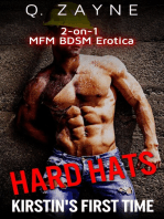 Hard Hats: Kirstin's First Time—2 on 1 MFM BDSM Erotica