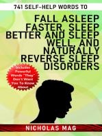 741 Self-help Words to Fall Asleep Faster, Sleep Better and Sleep Well, and Naturally Reverse Sleep Disorders