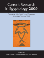 Current Research in Egyptology 2009: Proceedings of the Tenth Annual Symposium