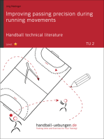 Improving passing precision during running movements (TU 2): Handball technical literature