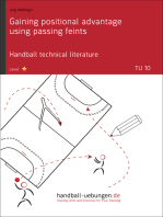 Gaining positional advantage using passing feints (TU 10): Handball technical literature