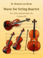 Music for String Quartet, for 2 Violins, Viola, and Violincello, Volume III