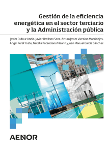 Gestión de la eficiencia energética en el sector terciario y la Administración pública