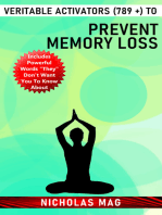 Veritable Activators (789 +) to Prevent Memory Loss