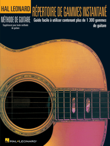 Répertoire D'Gammes Instantané: Guide facile à utiliser contenant plus de 1300 gammes de guitar