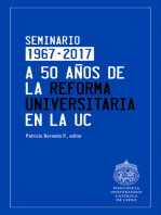 A 50 años de la reforma universitaria en la UC: Seminario 1967- 2017