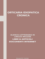 Orticaria Idiopatica Cronica