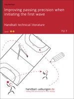 Improving passing precision when initiating the first wave (TU 7): Handball technical literature