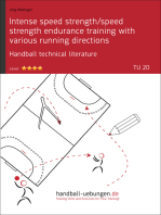 Intense speed strength/speed strength endurance training with various running directions (TU 20): Handball technical literature