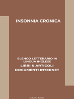 Insonnia Cronica