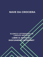 Nave Da Crociera: Elenco Letterario in Lingua Inglese: Libri & Articoli, Documenti Internet