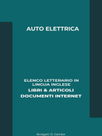 Auto Elettrica: Elenco Letterario in Lingua Inglese: Libri & Articoli, Documenti Internet