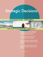 Strategic Decisions A Complete Guide - 2020 Edition