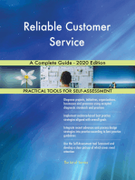 Reliable Customer Service A Complete Guide - 2020 Edition