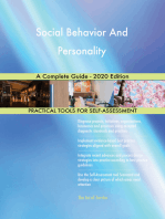 Social Behavior And Personality A Complete Guide - 2020 Edition