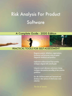 Risk Analysis For Product Software A Complete Guide - 2020 Edition