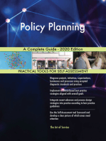 Policy Planning A Complete Guide - 2020 Edition