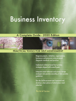 Business Inventory A Complete Guide - 2020 Edition