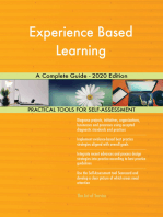 Experience Based Learning A Complete Guide - 2020 Edition
