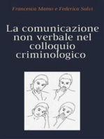 La comunicazione non verbale nel colloquio criminologico