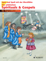Die schönsten Spirituals & Gospels: 1-2 Sopran-Blockflöten