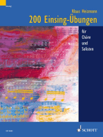 200 Einsing-Übungen: für Chöre und Solisten