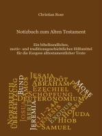 Notizbuch zum Alten Testament: Ein bibelkundliches, motiv- und traditionsgeschichtliches Hilfsmittel für die Exegese alttestamentlicher Texte