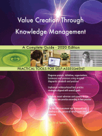 Value Creation Through Knowledge Management A Complete Guide - 2020 Edition