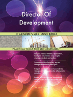 Director Of Development A Complete Guide - 2020 Edition