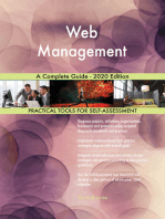 Web Management A Complete Guide - 2020 Edition