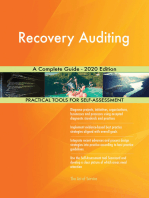 Recovery Auditing A Complete Guide - 2020 Edition