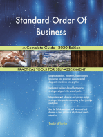 Standard Order Of Business A Complete Guide - 2020 Edition