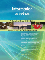 Information Markets A Complete Guide - 2020 Edition