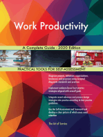 Work Productivity A Complete Guide - 2020 Edition