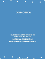 Domotica: Elenco Letterario in Lingua Inglese: Libri & Articoli, Documenti Internet