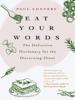 Eat Your Words: The Definitive Dictionary for the Discerning Diner (A foodie gift and Scrabble words source)