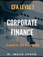Corporate Finance for CFA level 1: CFA level 1, #1
