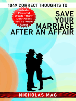 1049 Correct Thoughts to Save Your Marriage After an Affair