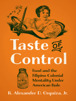 Taste of Control: Food and the Filipino Colonial Mentality under American Rule