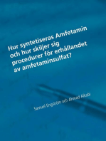 Hur syntetiseras Amfetamin och hur skiljer procedurer för erhållandet av amfetaminsulfat?: En naturvetenskaplig studie