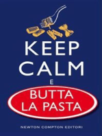 Keep calm e butta la pasta