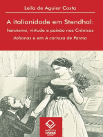 A italianidade em Stendhal: Heroísmo, virtude e paixão nas Crônicas italianas e em A cartuxa de Parma