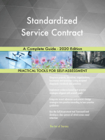 Standardized Service Contract A Complete Guide - 2020 Edition