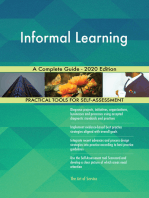 Informal Learning A Complete Guide - 2020 Edition