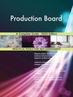 Production Board A Complete Guide - 2020 Edition