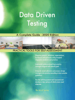 Data Driven Testing A Complete Guide - 2020 Edition